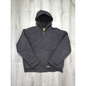 DeWalt Heated Jacket Mens XL 12v/20v Max Full Zip Canvas Workwear Hooded No Batt